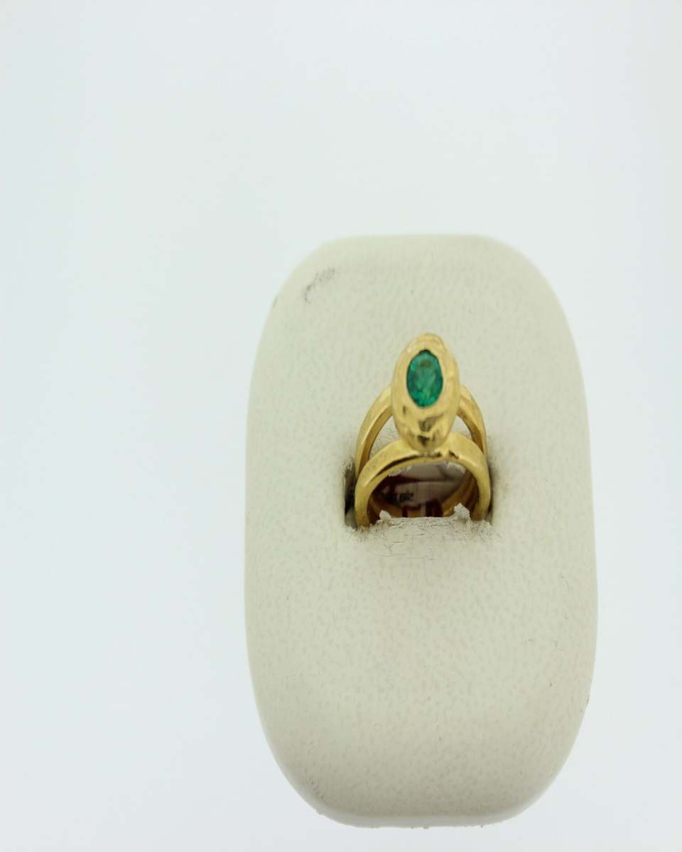 RING FLEUR EMERALD.76CT